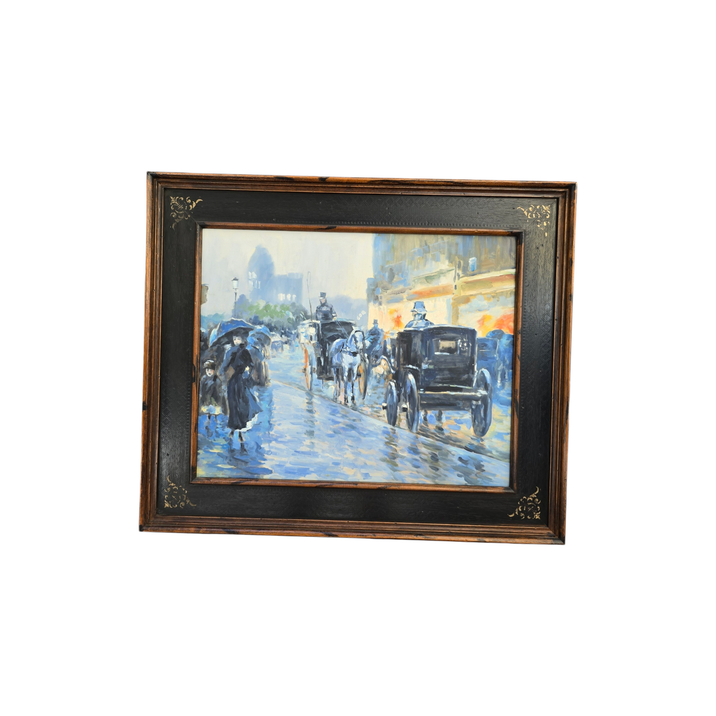 N/A; Akril; "deževno mesto"; 64 cm x 55 cm