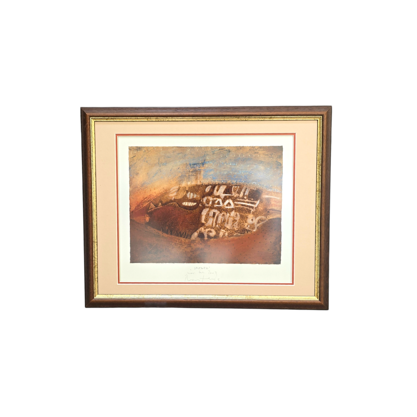 N/A; mešana tehnika; "Vrtača"; 55 cm x 45 cm