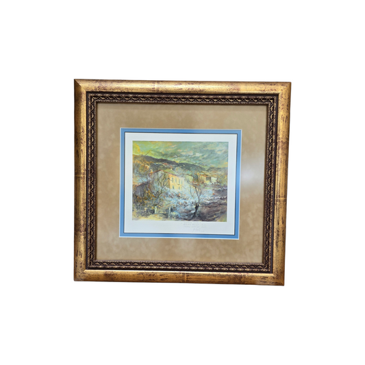 Marko Krvina; Print (E.A.); "Kraška hiša"; 55 cm x 53 cm