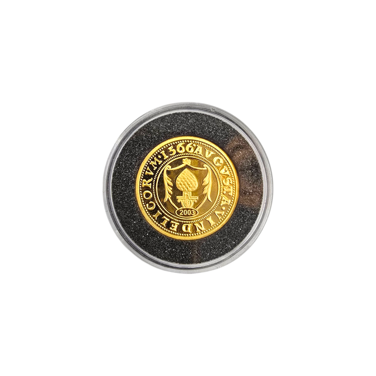 Zlatnik ''AUGSBURG'' 14K 585/1000; masa=3.53g