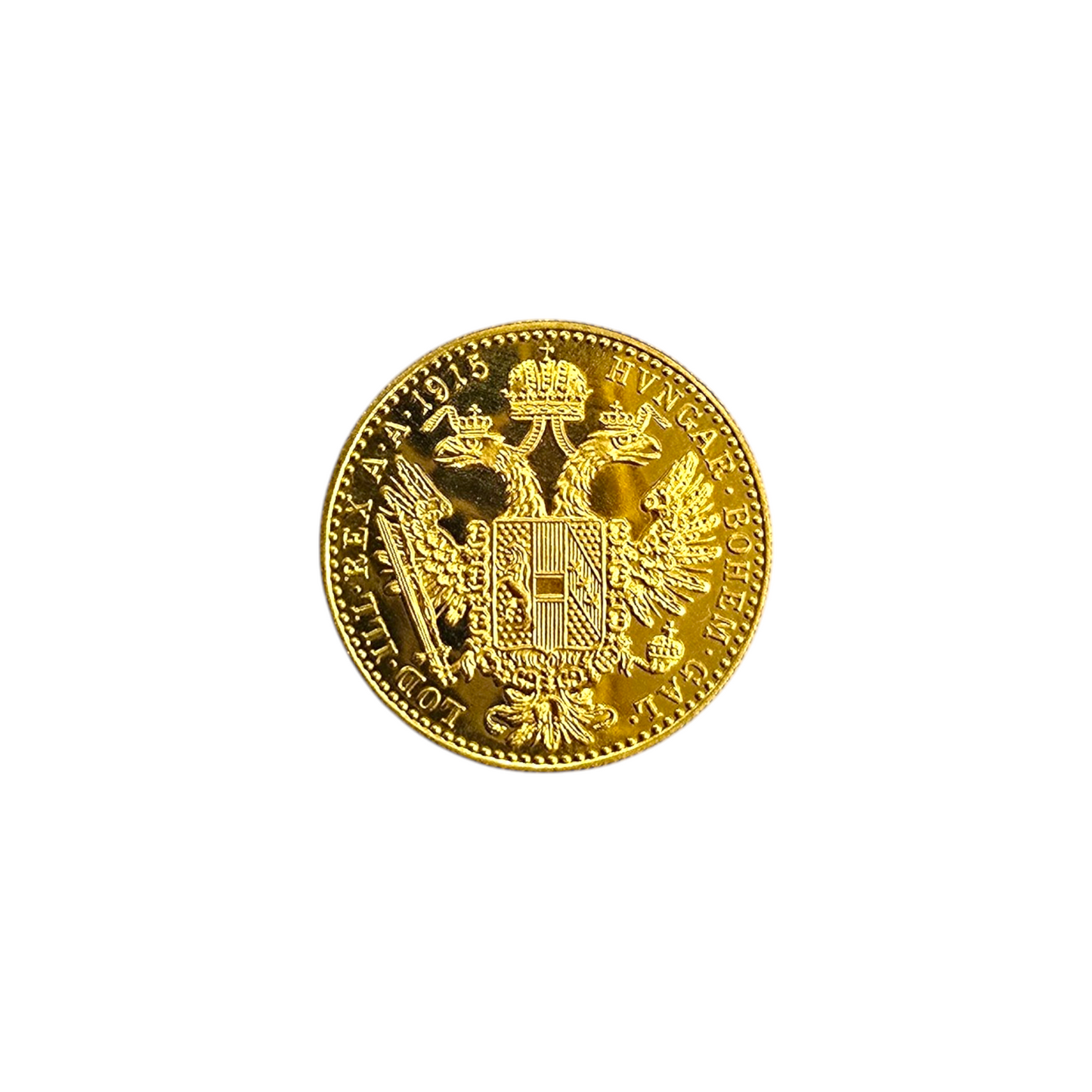 Zlatnik Franc IOS dukat 986/1000; masa=3.49g