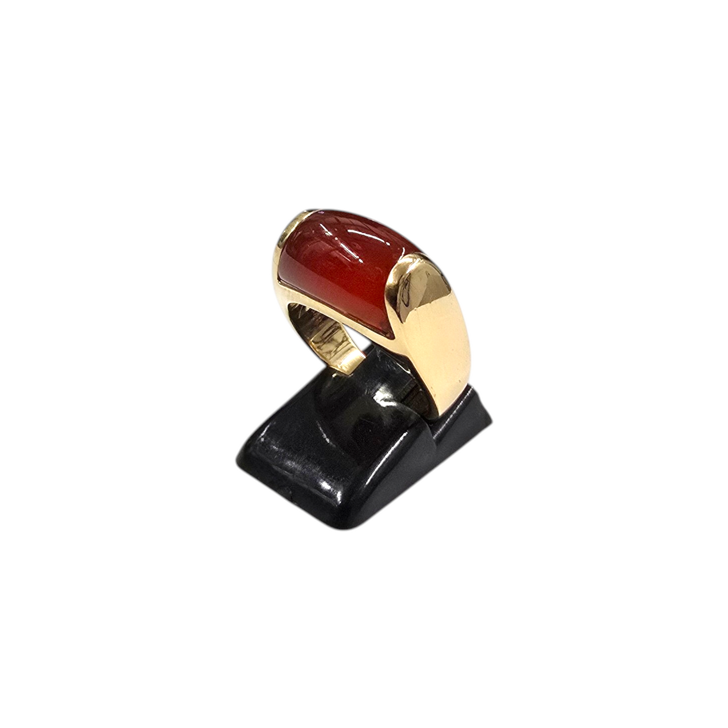 Zlati prstan "REDEYE" 18K 750/1000; masa=8.93g