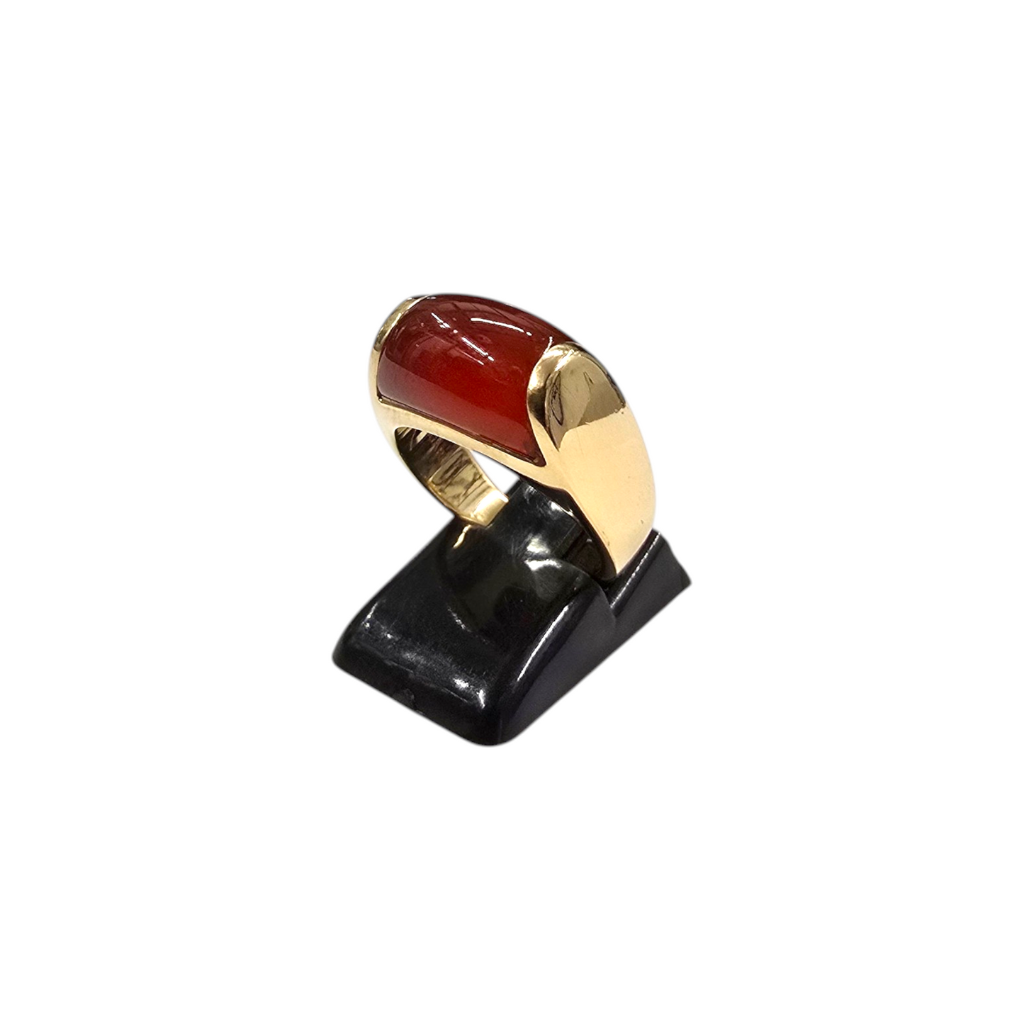 Zlati prstan "REDEYE" 18K 750/1000; masa=8.93g