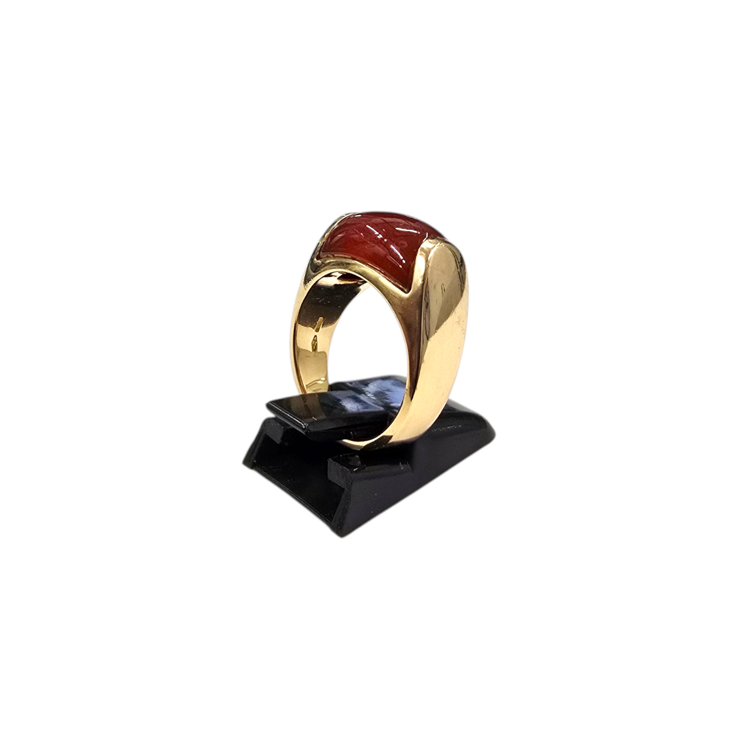 Zlati prstan "REDEYE" 18K 750/1000; masa=8.93g