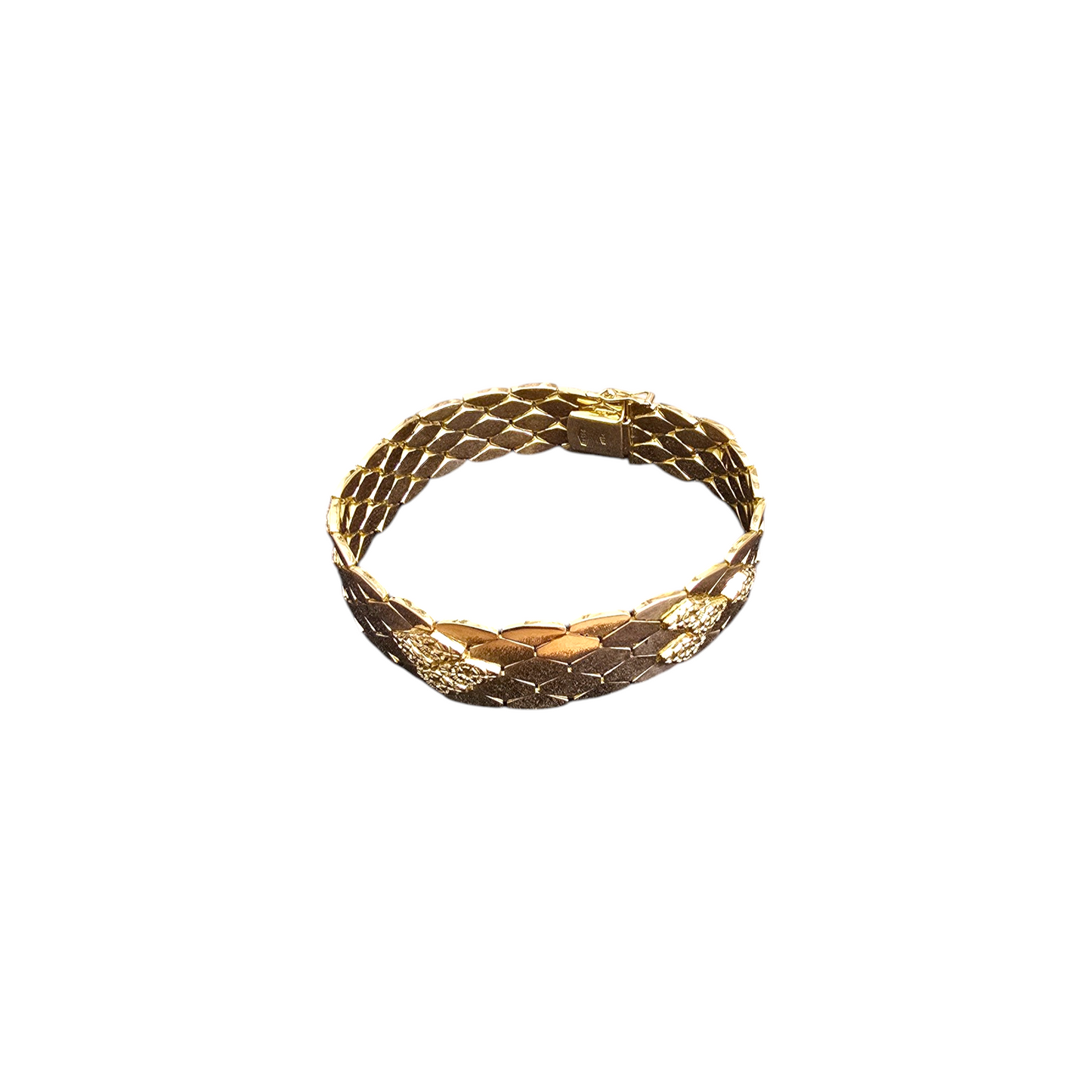 Zlata zapestnica "DELTOI" 18K 750/1000; masa=27.55g