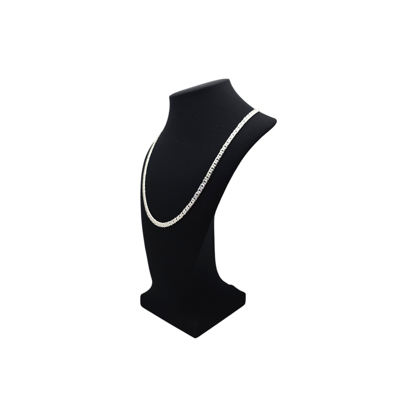 Srebrna verižica Cuban link (Ploščati) 925/1000; masa=37.31g