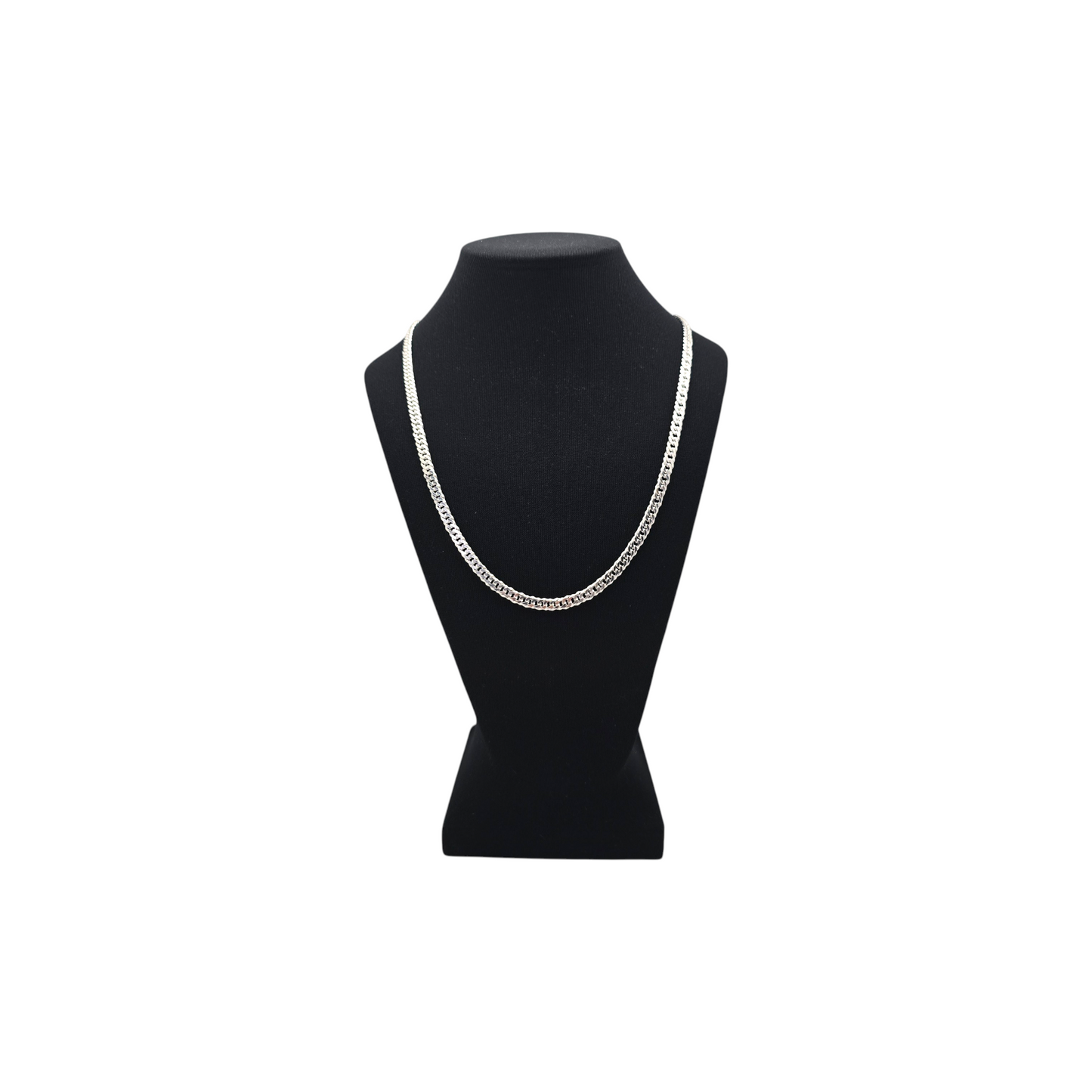 Srebrna verižica Cuban link (Ploščati) 925/1000; masa=37.31g