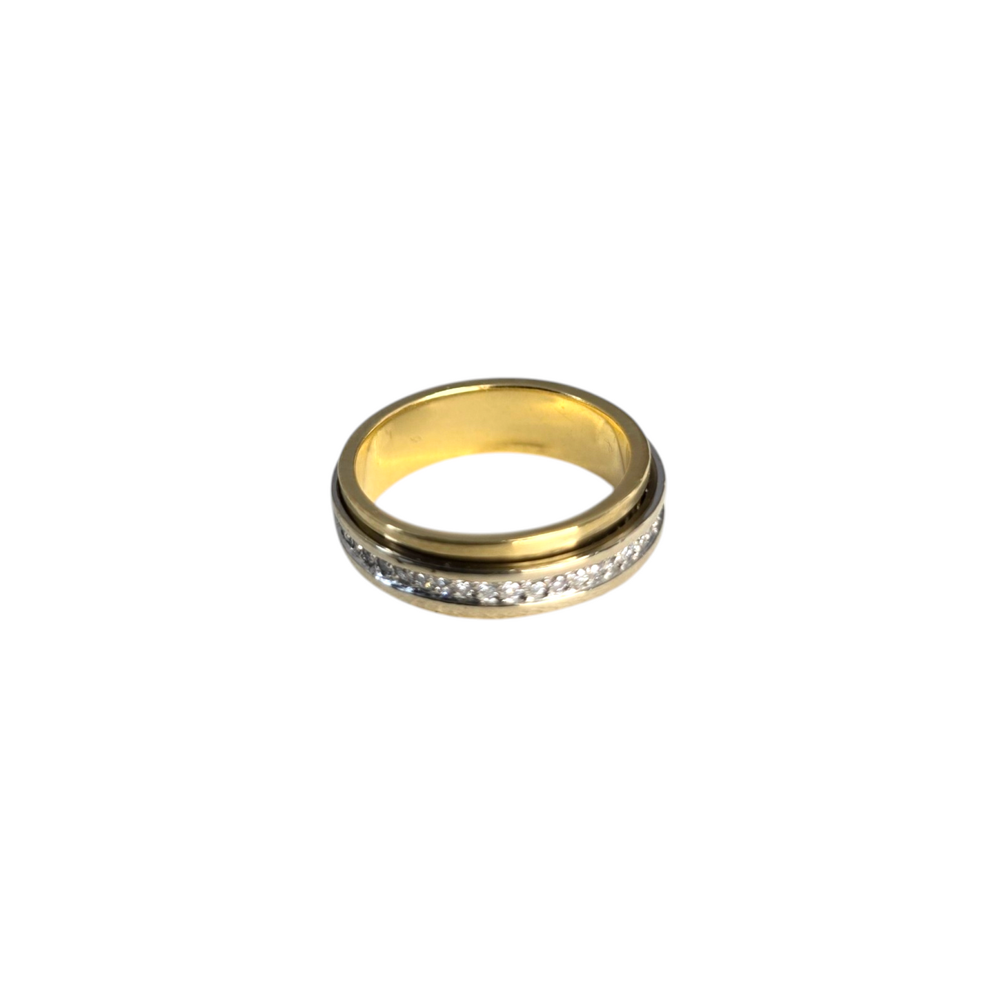 Diamantni prstan "RENCO" 18K 750/1000+DIA; masa=6.05g