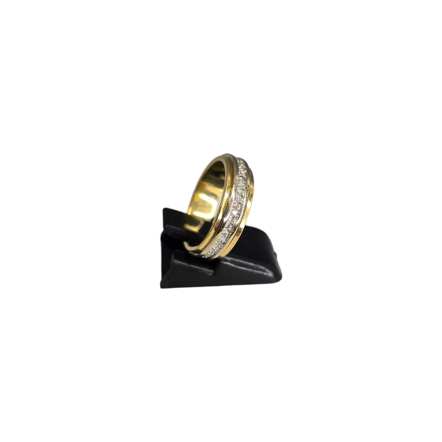 Diamantni prstan "RENCO" 18K 750/1000+DIA; masa=6.05g