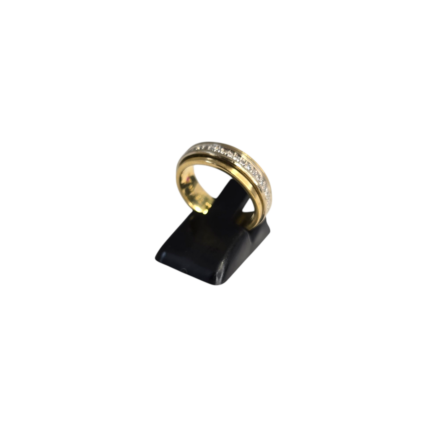 Diamantni prstan "RENCO" 18K 750/1000+DIA; masa=6.05g