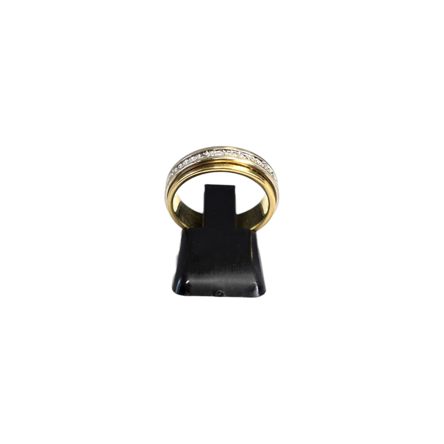 Diamantni prstan "RENCO" 18K 750/1000+DIA; masa=6.05g