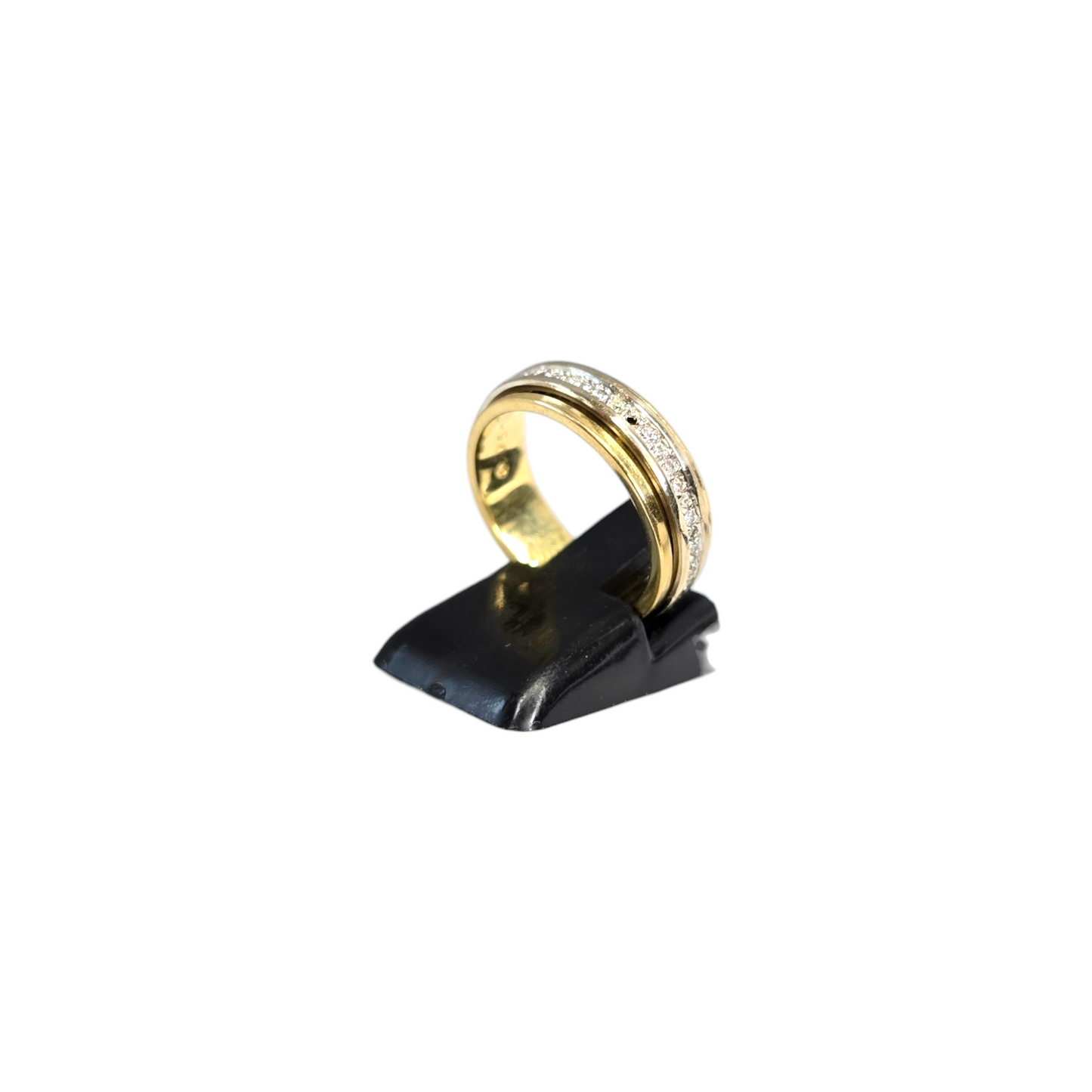 Diamantni prstan "RENCO" 18K 750/1000+DIA; masa=6.05g