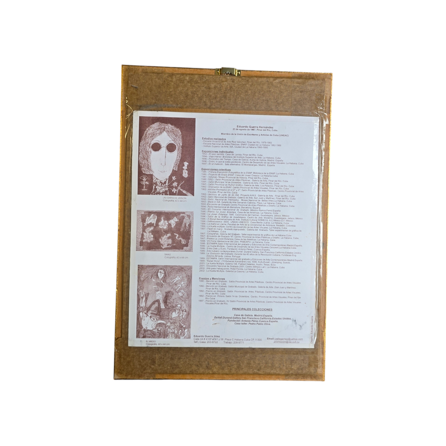Eduardo Guena La Hasana; litografija; akt; 26 cm x 39 cm