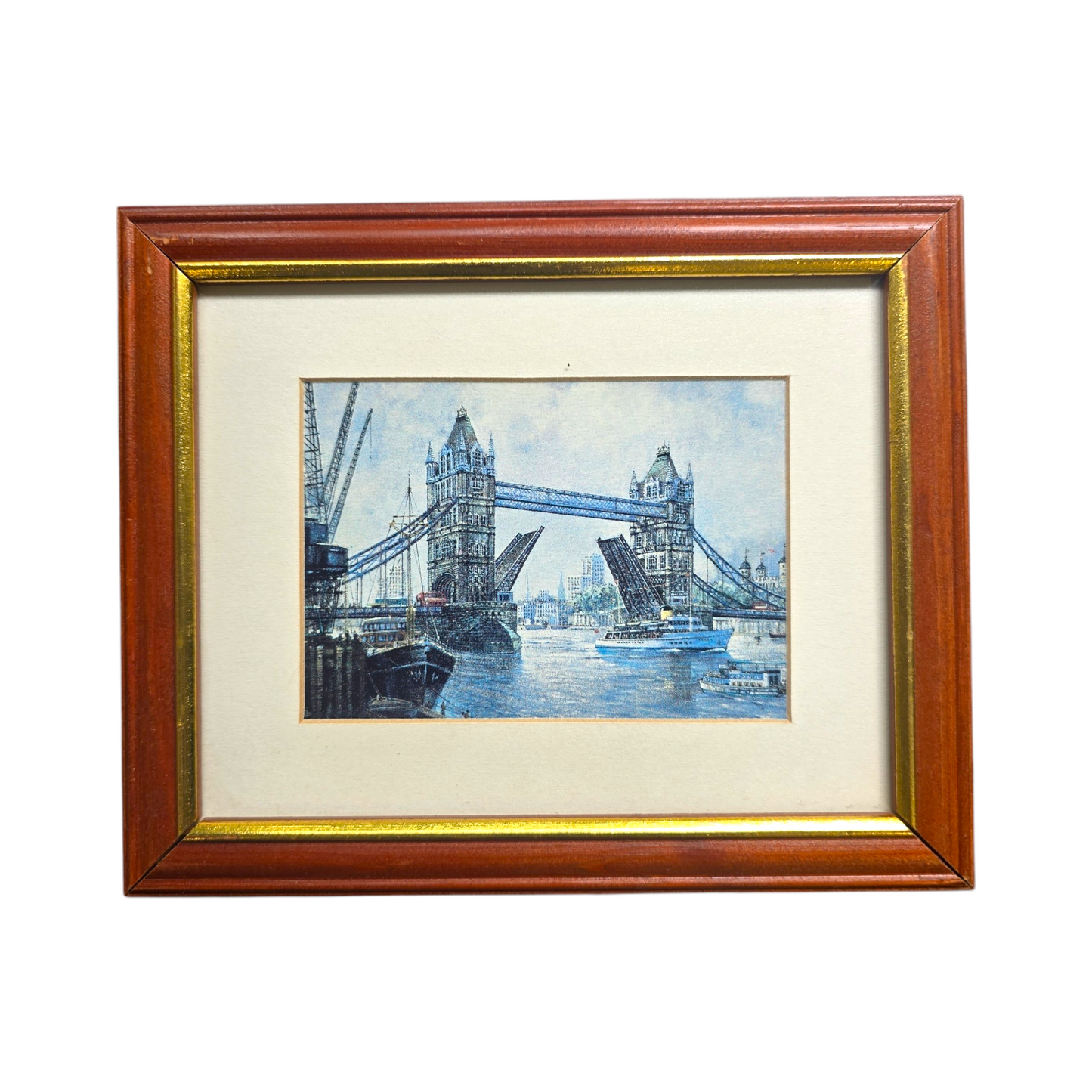 N/A; grafika; "Tower bridge"; 22 cm X 18 cm