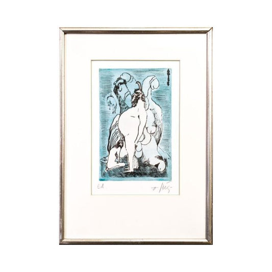 JOŽE HORVAT JAKI Grafika Erotika 37,50cm x 53cm