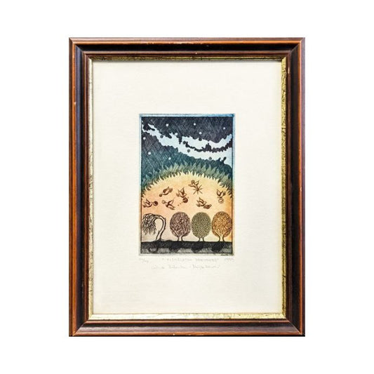 NINA ZELENKO MIJATOVIĆ Grafika Tisočletni drevored 25cm x 32cm