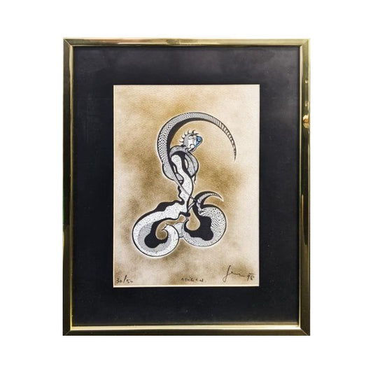 Neznani avtor, Grafika Moški 34cm x 43cm