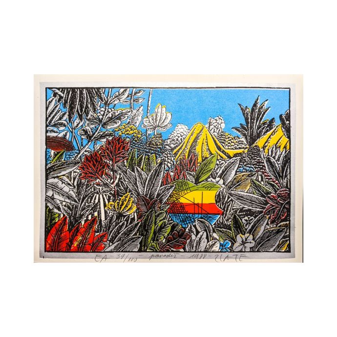 CVETO ZLATE Grafika Paradiž 24,00x16,70cm