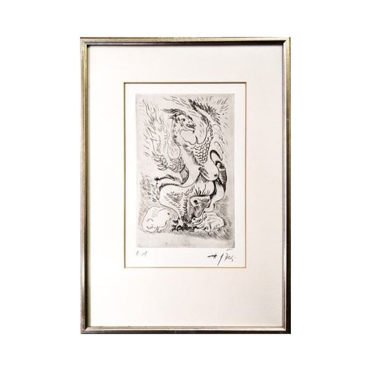 JOŽE HORVAT JAKI Grafika Erotika 37,50cm x 53cm