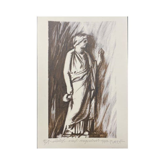 Cveto Zlate grafika Rimski nagrobnik 23,30 x 15,80 cm