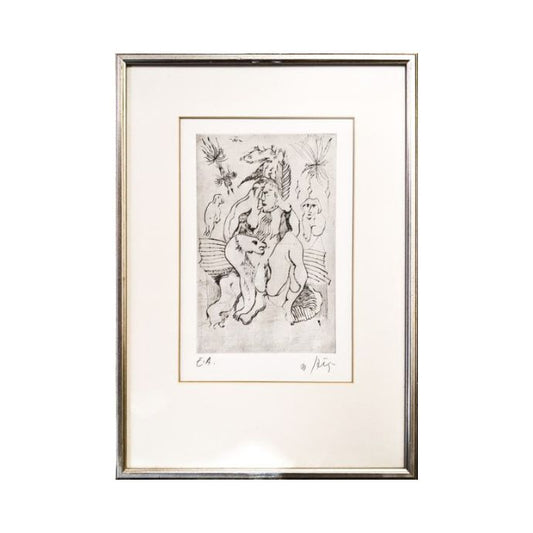 JOŽE HORVAT JAKI Grafika Erotika 37,50cm x 53cm