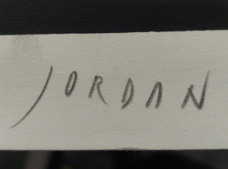 Vasilije JORDAN; grafika; Abstraktne dame; 65cm X 53cm