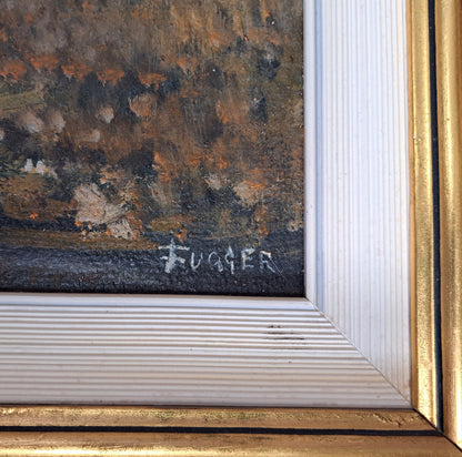 Danijel Fugger; Olje na platnu; Potok; 50,5 cm X 37,5 cm