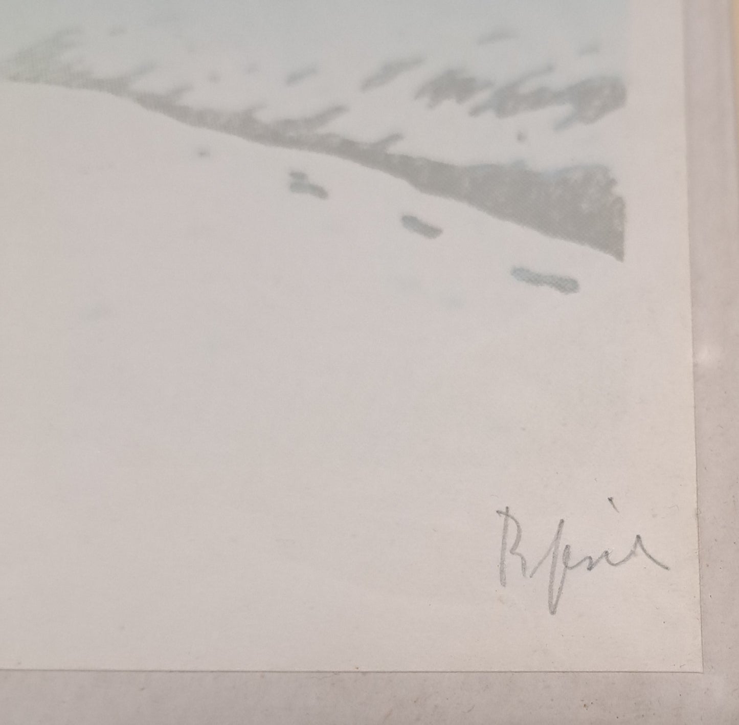 Branko Rupnik; grafika; "Abstrakcija (1969)"; 25 cm x 32 cm