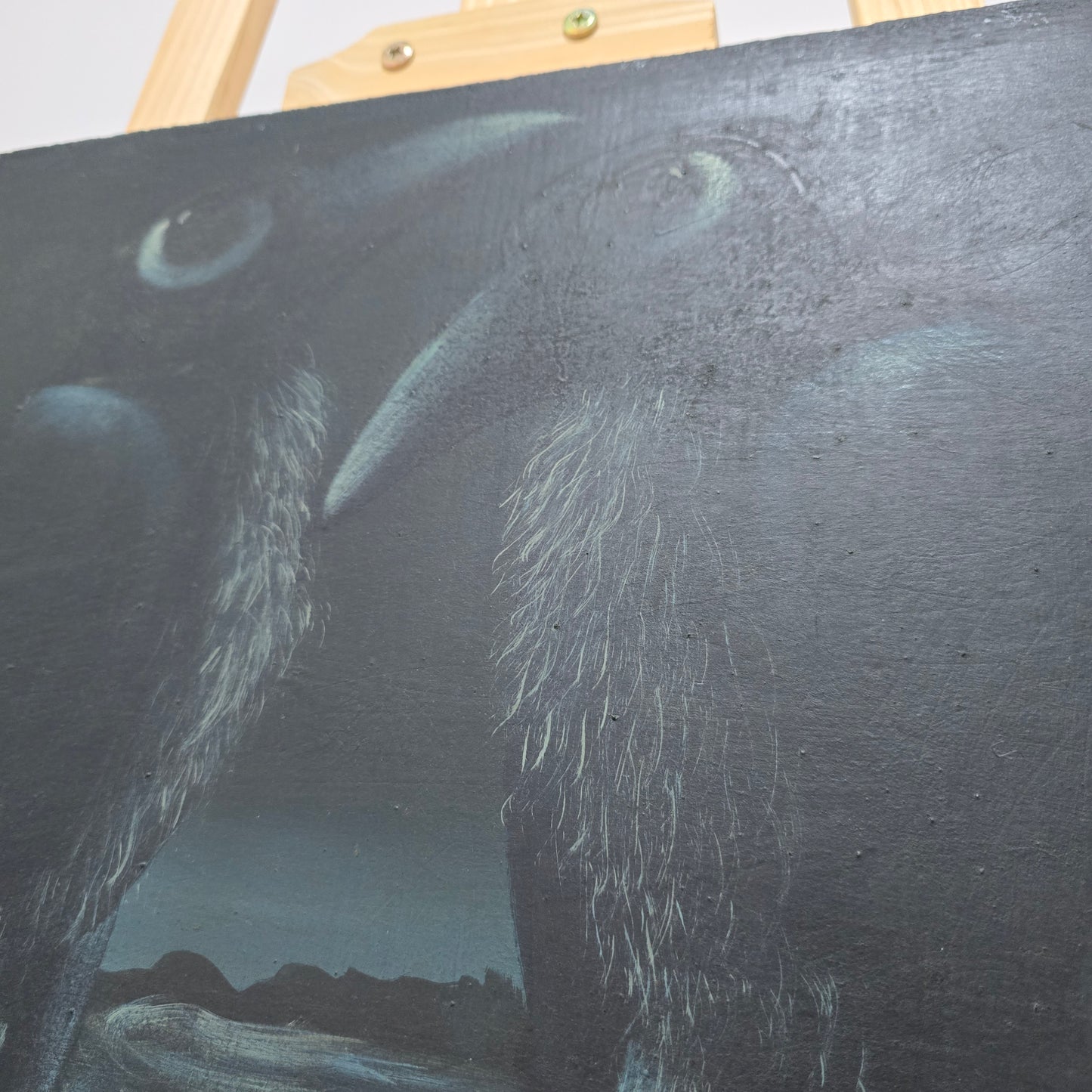 Jože Tisnikar; Tempera; "Krokarja"; 46 cm x 38 cm