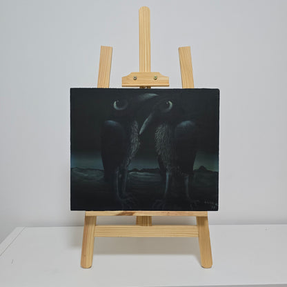 Jože Tisnikar; Tempera; "Krokarja"; 46 cm x 38 cm