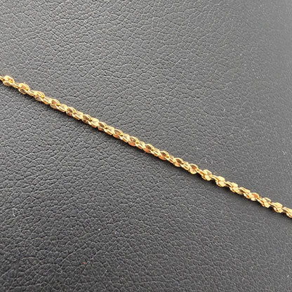 Diamantna verižica ''PETAL'' 18K 750/1000+DIA; masa=7.32g