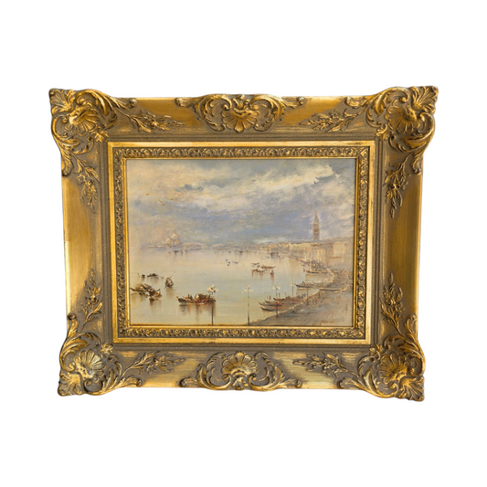 Marko Krvina; akril; "Benetke"; 59 cm x 49 cm