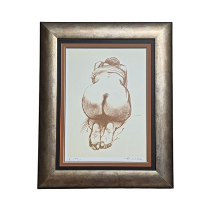 France Slana; grafika (E.A.); akt; 50 cm x 62 cm