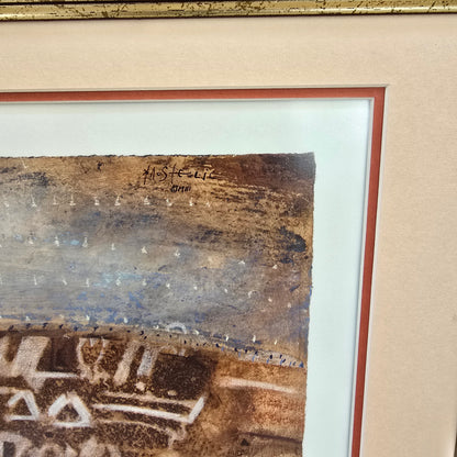 N/A; mešana tehnika; "Vrtača"; 55 cm x 45 cm