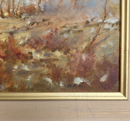 Marko Krvina; Akril; jesenska pot; 62 cm x 52 cm