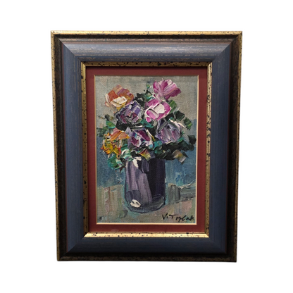 Vilim Toplak; Olje; tihožitje I; 24 cm x 30 cm