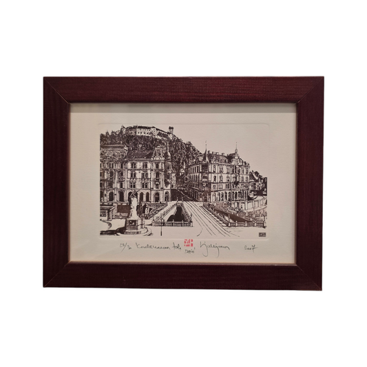 N/A; Grafika; Ljubljana V; 16 cm x 21 cm