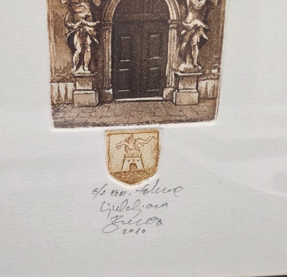 N/A; Grafika; Ljubljana VI; 19 cm x 23 cm