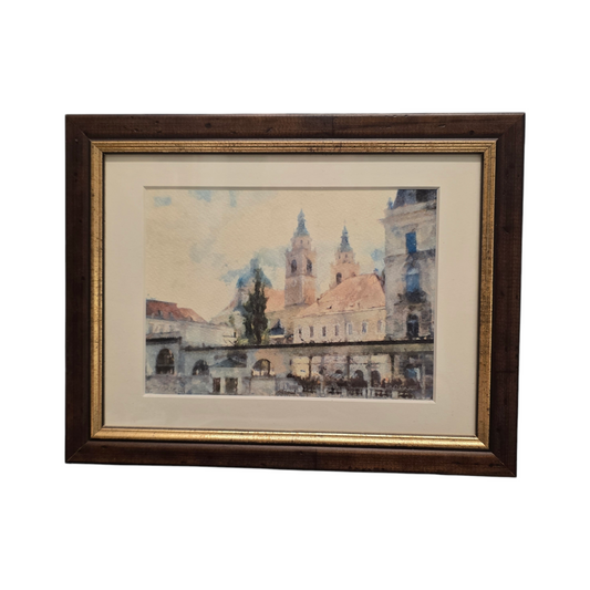 Brane; Akvarel; Ljubljana VIII; 27 cm x 22 cm