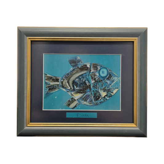 France Slana; print; Riba; 31 cm x 26 cm