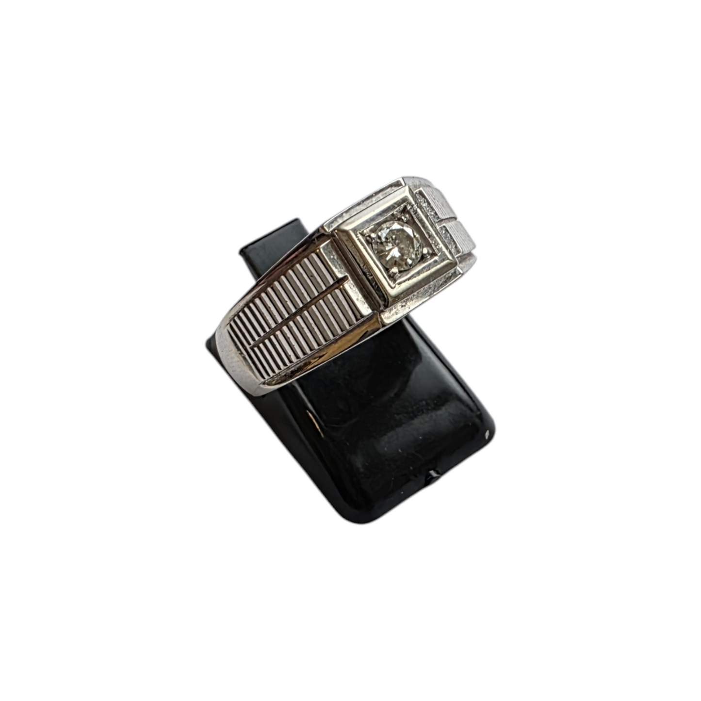 Diamantni prstan "DEMAR" 18K 750/1000+DIA; masa=7.52g