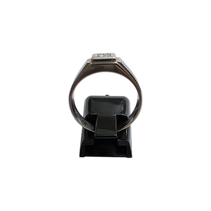 Diamantni prstan "DEMAR" 18K 750/1000+DIA; masa=7.52g