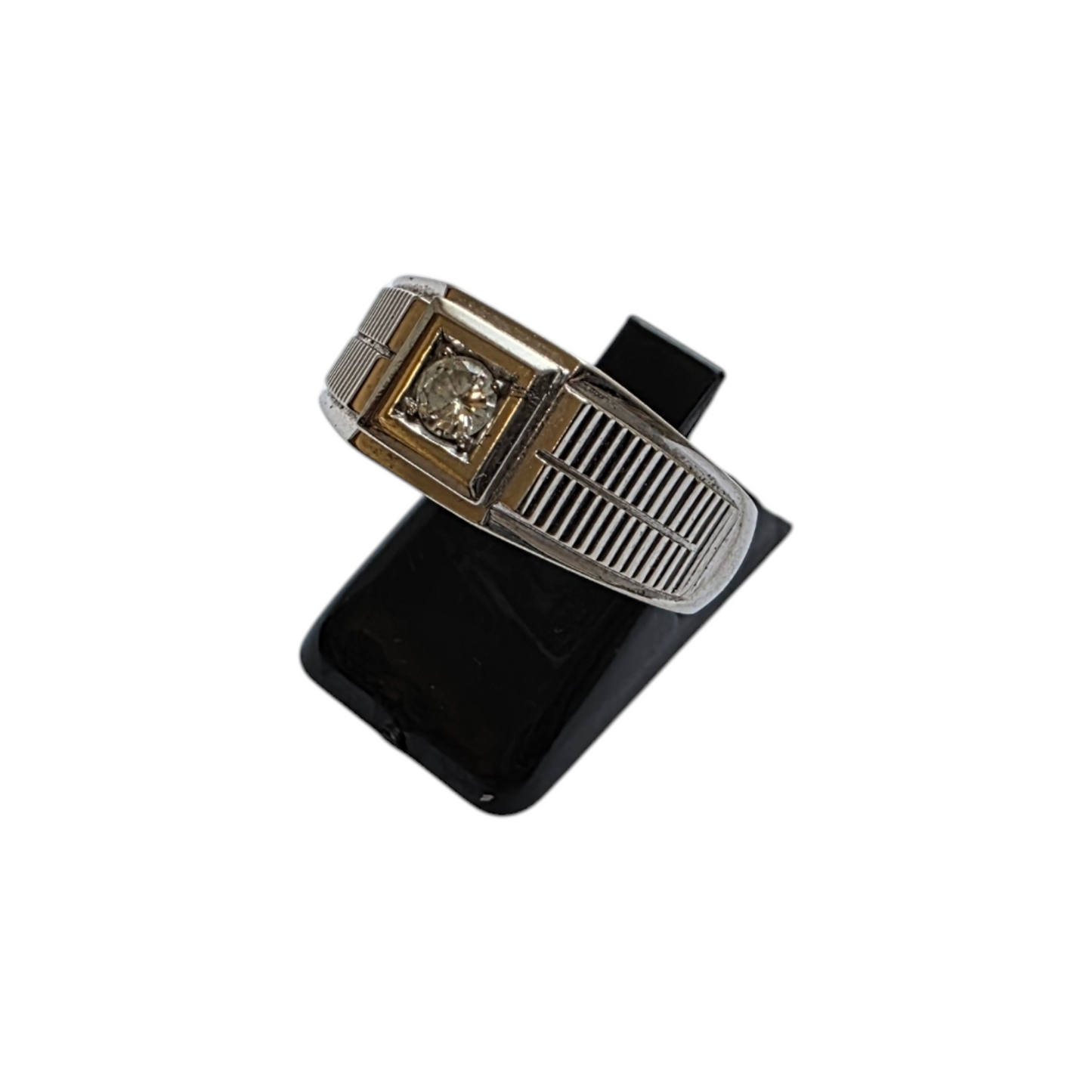 Diamantni prstan "DEMAR" 18K 750/1000+DIA; masa=7.52g