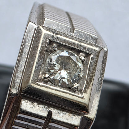 Diamantni prstan "DEMAR" 18K 750/1000+DIA; masa=7.52g