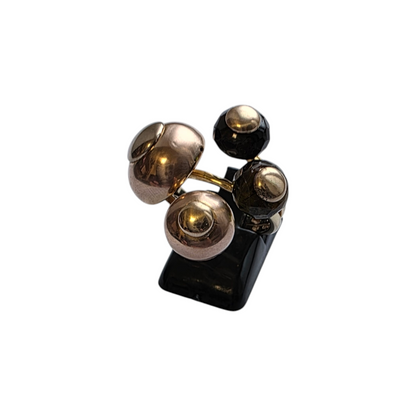 Zlati prstan ''LUSTRE'' 14K 585/1000; masa=8.91g