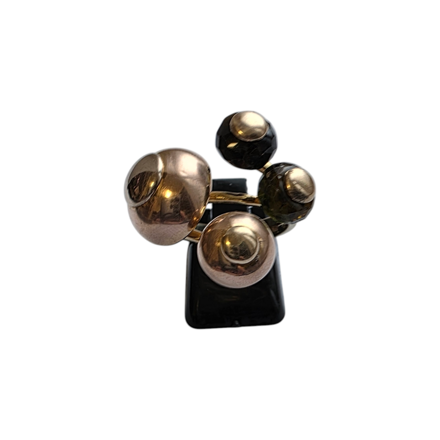 Zlati prstan ''LUSTRE'' 14K 585/1000; masa=8.91g