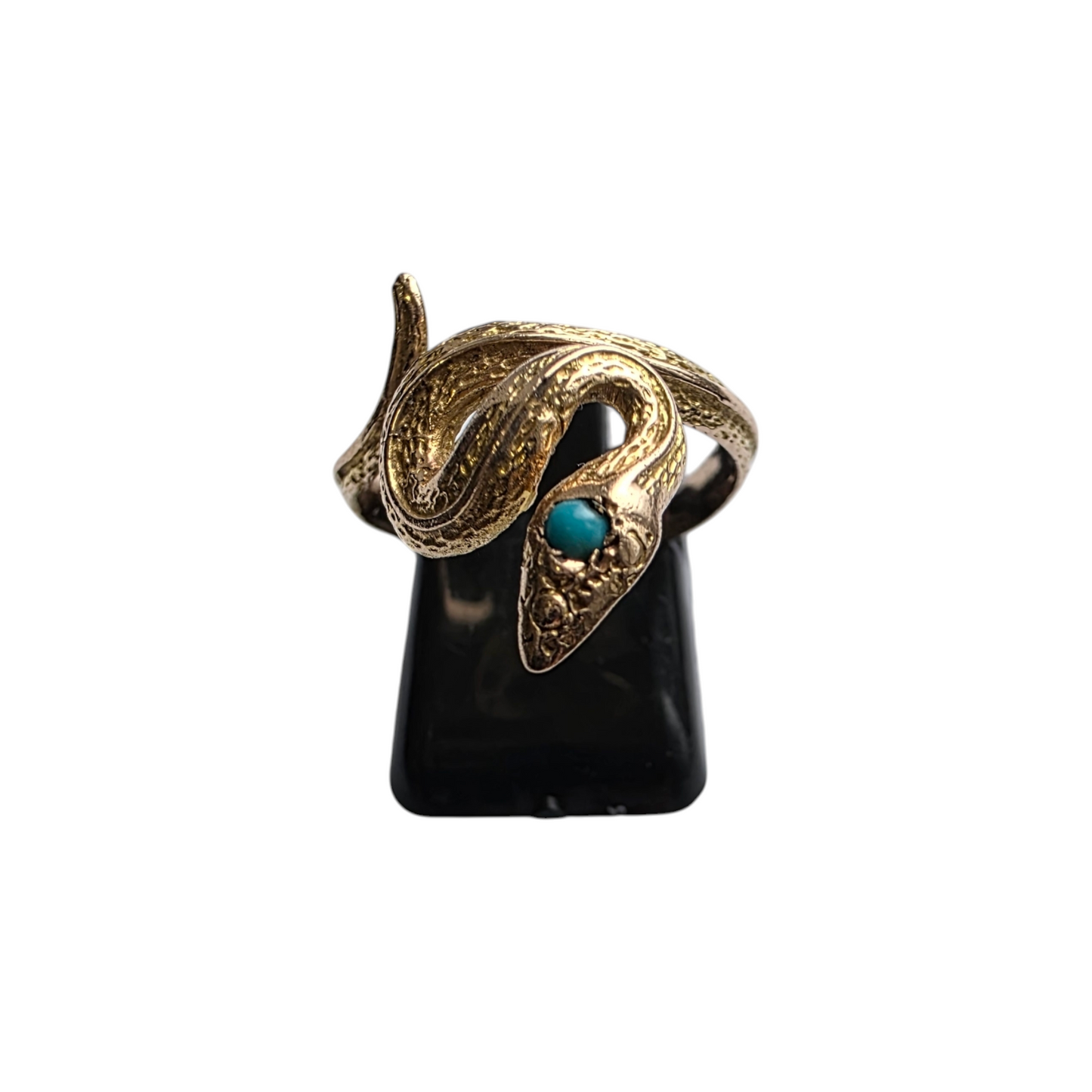 Zlati prstan ''SERPENTE'' 14K 585/1000; masa=3.55g