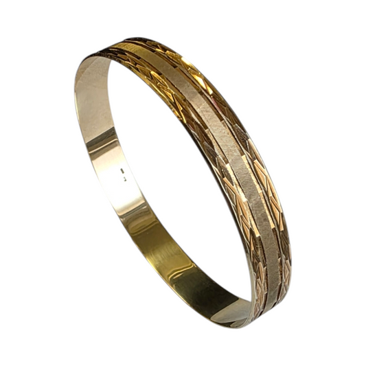 Zlata zapestnica "KATIA" 14K 585/1000; masa=15.82g