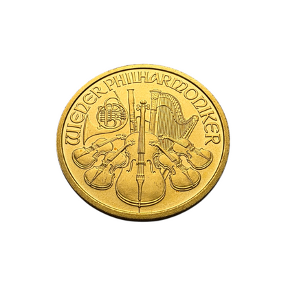 Zlatnik Dunajski Filharmonik 24K 999.9/1000; masa=15.59g