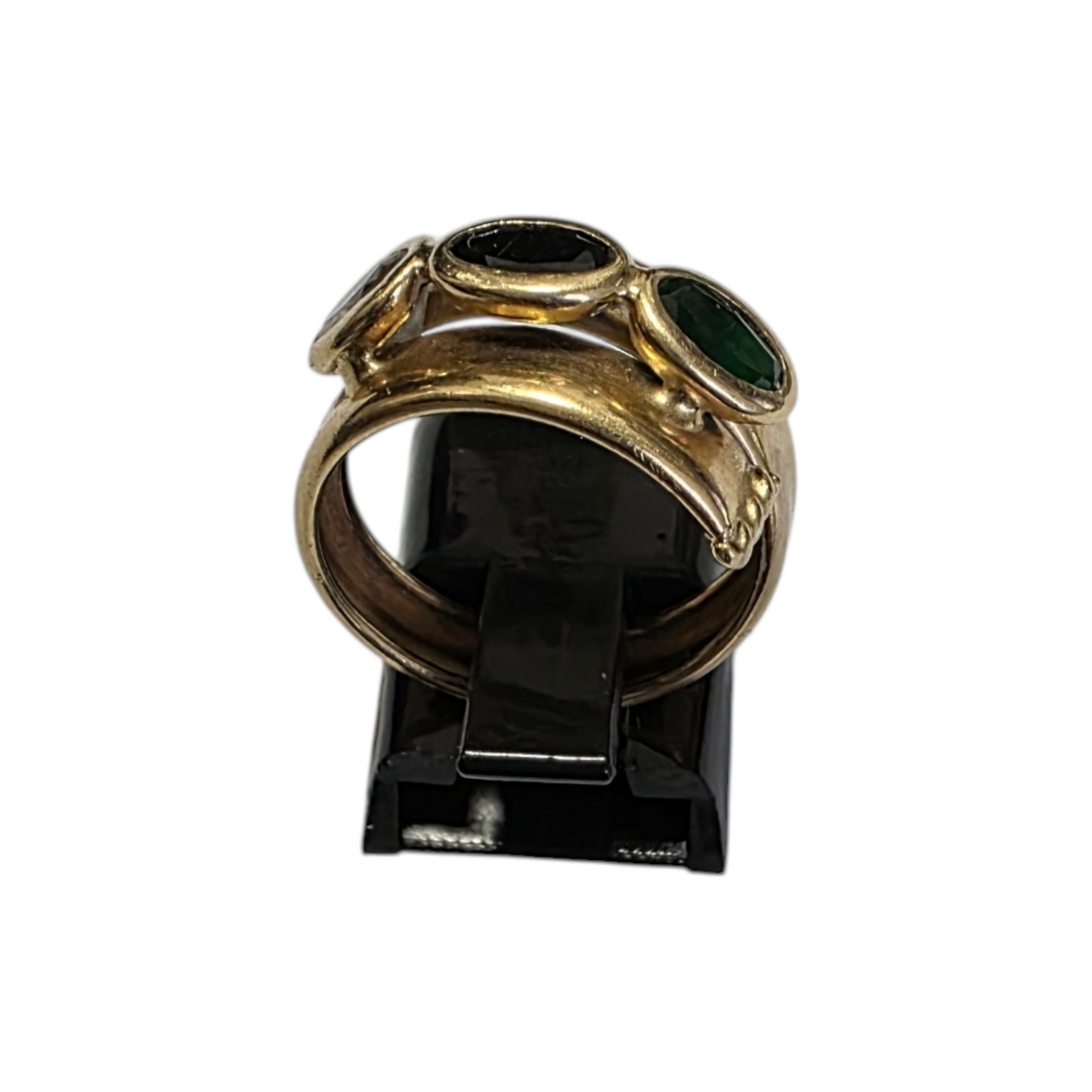 Zlati prstan ''TRIOS'' 18K 750/1000; masa=3.80g